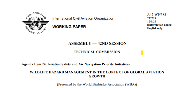 Representing WBA at ICAO 42nd Assembly: Strengthening Global WHM