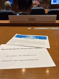 Representing WBA at ICAO 42nd Assembly: Strengthening Global WHM